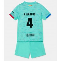 Maglie da calcio Barcelona Ronald Araujo #4 Terza Maglia Bambino 2023-24 Manica Corta (+ Pantaloni corti)